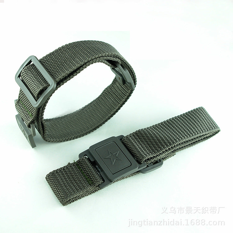 in stock wholesale student military training outer belt outdoor tactical belt woven performance with children's canvas belt