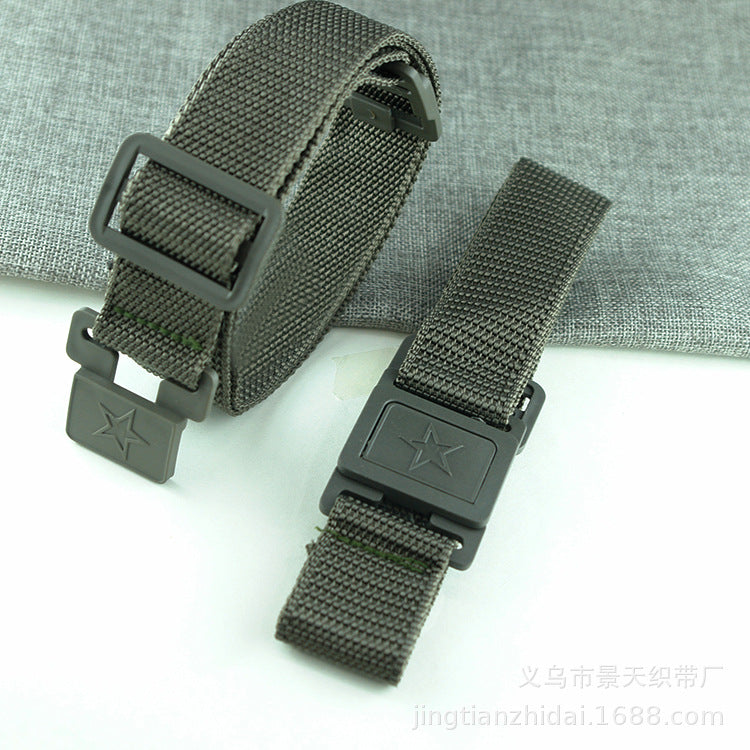 in stock wholesale student military training outer belt outdoor tactical belt woven performance with children's canvas belt