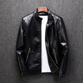 Spring 2019 New Leather Men's Korean Style Youth Slim-fit Men's Washable Leather Men's PU Men's Coat