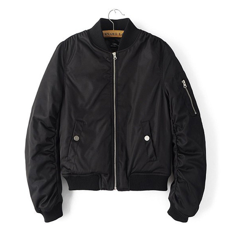 Winter Couple's Air Force Aviator Jacket Women's Fashion Brand Jacket European and American Style Vintage Baseball Jacket Cotton Coat