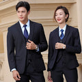 Professional suit men's and women's business formal suit long sleeve temperament sales department 4S shop Bank overalls
