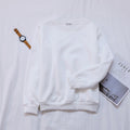 Solid Color Loose Korean Style Women's Trbottomy Bottoming Shirt Manufacturer Customized 2019 Selected Winter New Product Thickeneded Sweatshirt Round Neck