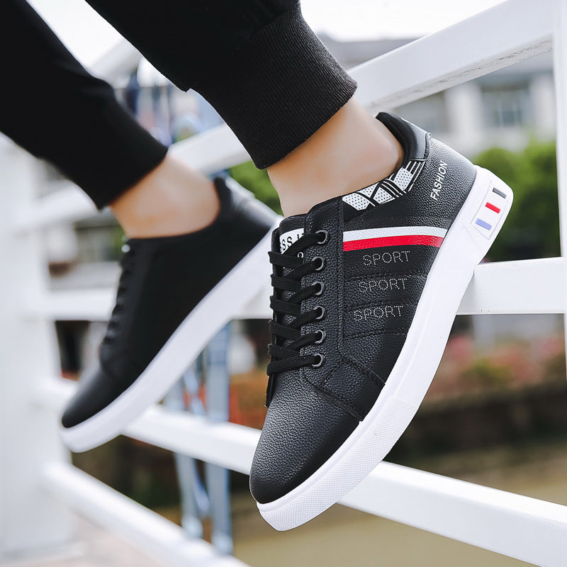 Spring New Shoes Men's Korean-style Fashionable White Shoes All-match Casual Sports Trendy Shoes Men's Sneakers for Students