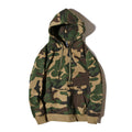 Camouflage Hoodie for Men, Pullover with Hood, Couple's Fleece-Lined Top, Loose Fit Jacket, Trendy, One-Piece, Casual Versatile