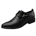 Spring New Large Size Men's Leather Shoes Business Formal Shoes Men's Lace-Up Casual Shoes Dropshipping