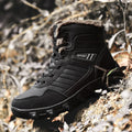 Snow Boots Men's Winter Warm Fleece-Lined Thickeneded Large Size Men's Outdoor Cotton Shoes Northeast High-Top Waterproof Anti-Slip Short Boots