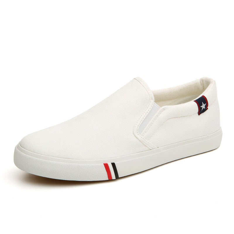 Spring and Autumn New Men's Canvas Shoes Men's Shoes Korean Style Lazy Footwear Casual Student Shoes Fashionable Sneakers for Men