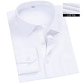 Men's Long-Sleeved White Shirt Autumn and Winter Loose Bottoming Business Formal Wear Korean Style Trbottomyy Casual Shirt Blue Inch Shirt