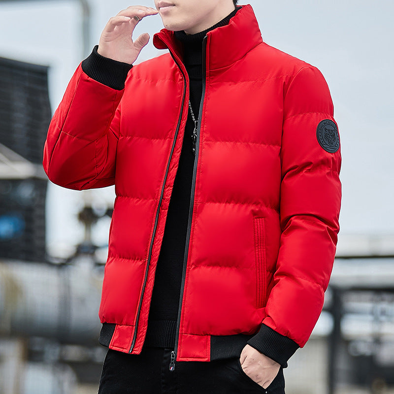 Men's 2024 Winter New Korean Loose Cotton-padded Jacket Cotton-padded Coat Thickened Winter Clothes Winter Coat Trendy Brand