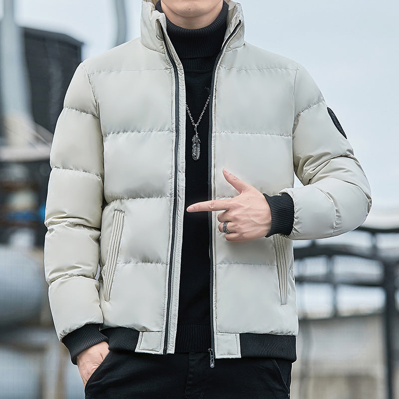Men's 2024 Winter New Korean Loose Cotton-padded Jacket Cotton-padded Coat Thickened Winter Clothes Winter Coat Trendy Brand