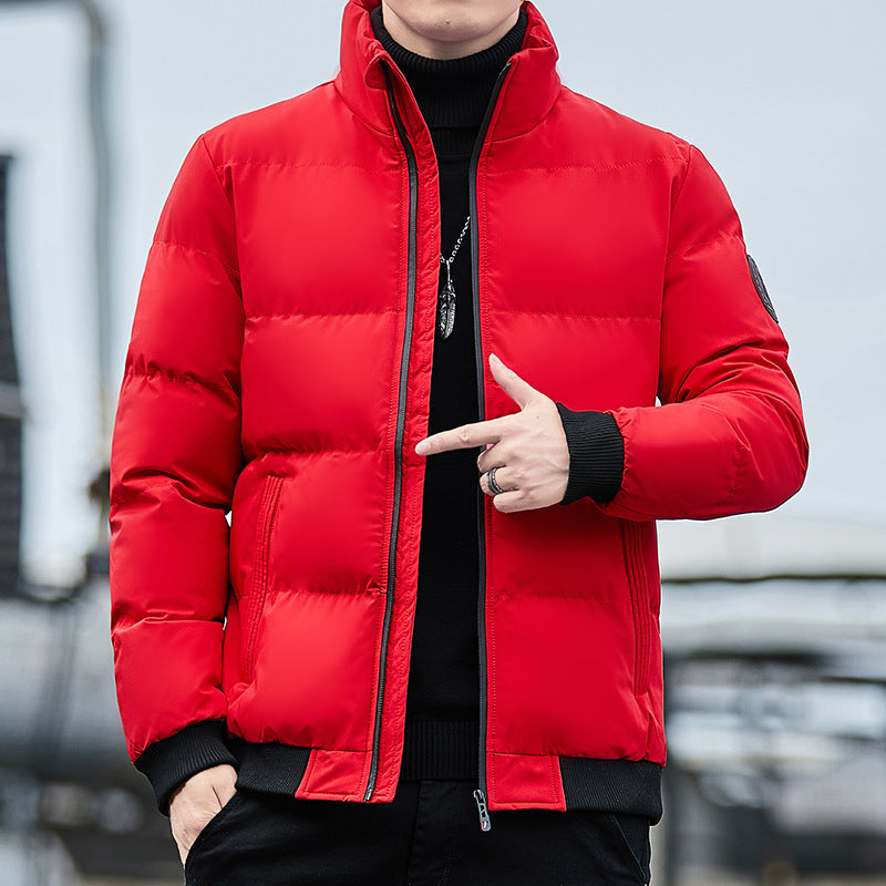 Men's 2024 Winter New Korean Loose Cotton-padded Jacket Cotton-padded Coat Thickened Winter Clothes Winter Coat Trendy Brand
