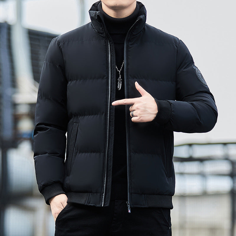 Men's 2024 Winter New Korean Loose Cotton-padded Jacket Cotton-padded Coat Thickened Winter Clothes Winter Coat Trendy Brand
