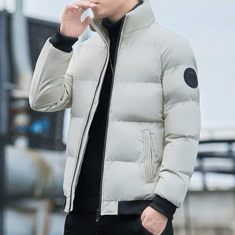 Men's 2024 Winter New Korean Loose Cotton-padded Jacket Cotton-padded Coat Thickened Winter Clothes Winter Coat Trendy Brand