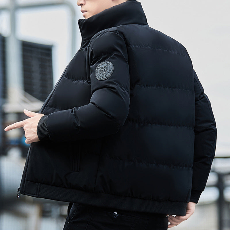 Men's 2024 Winter New Korean Loose Cotton-padded Jacket Cotton-padded Coat Thickened Winter Clothes Winter Coat Trendy Brand