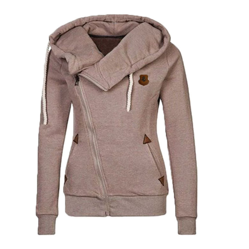 Wish AliExpress New European and American Sweatshirt Cardigan Side Zipper Hoodie Jacket Women's Clothing