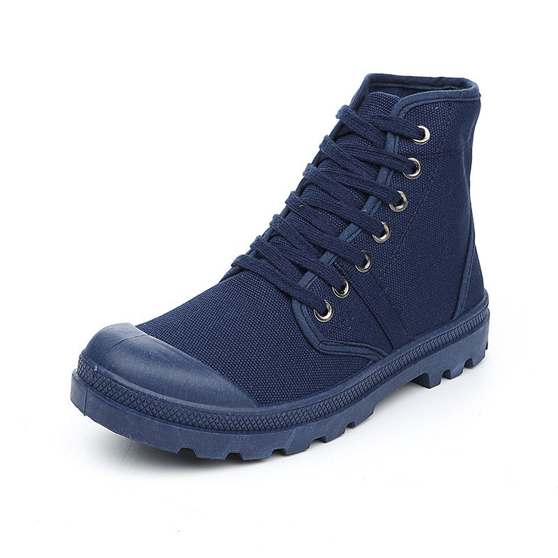 Autumn and winter canvas shoes casual retro men's and women's boots desert mountaineering help lovers shoes generation hair