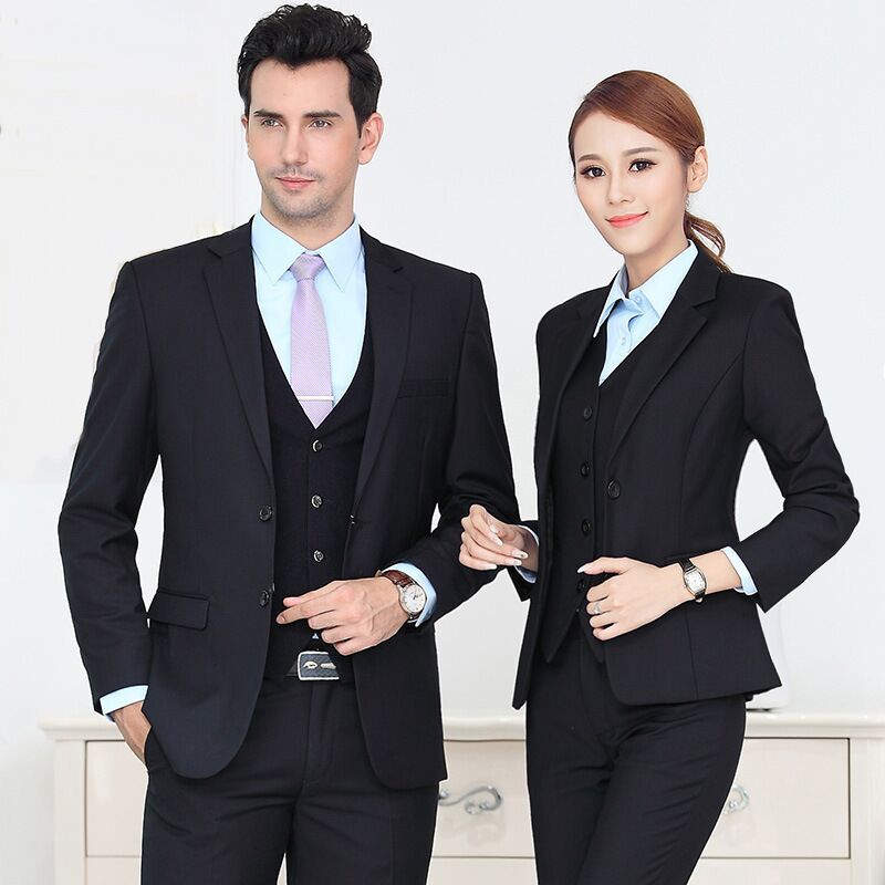 Professional Attire for Women 2025 Autumn and Winter Unisex Suit Set Women's Suit Formal Wear Korean Style Business Casual Work Clothes