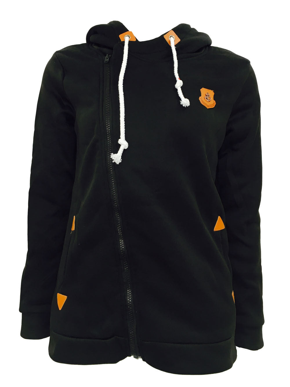 Wish AliExpress New European and American Sweatshirt Cardigan Side Zipper Hoodie Jacket Women's Clothing