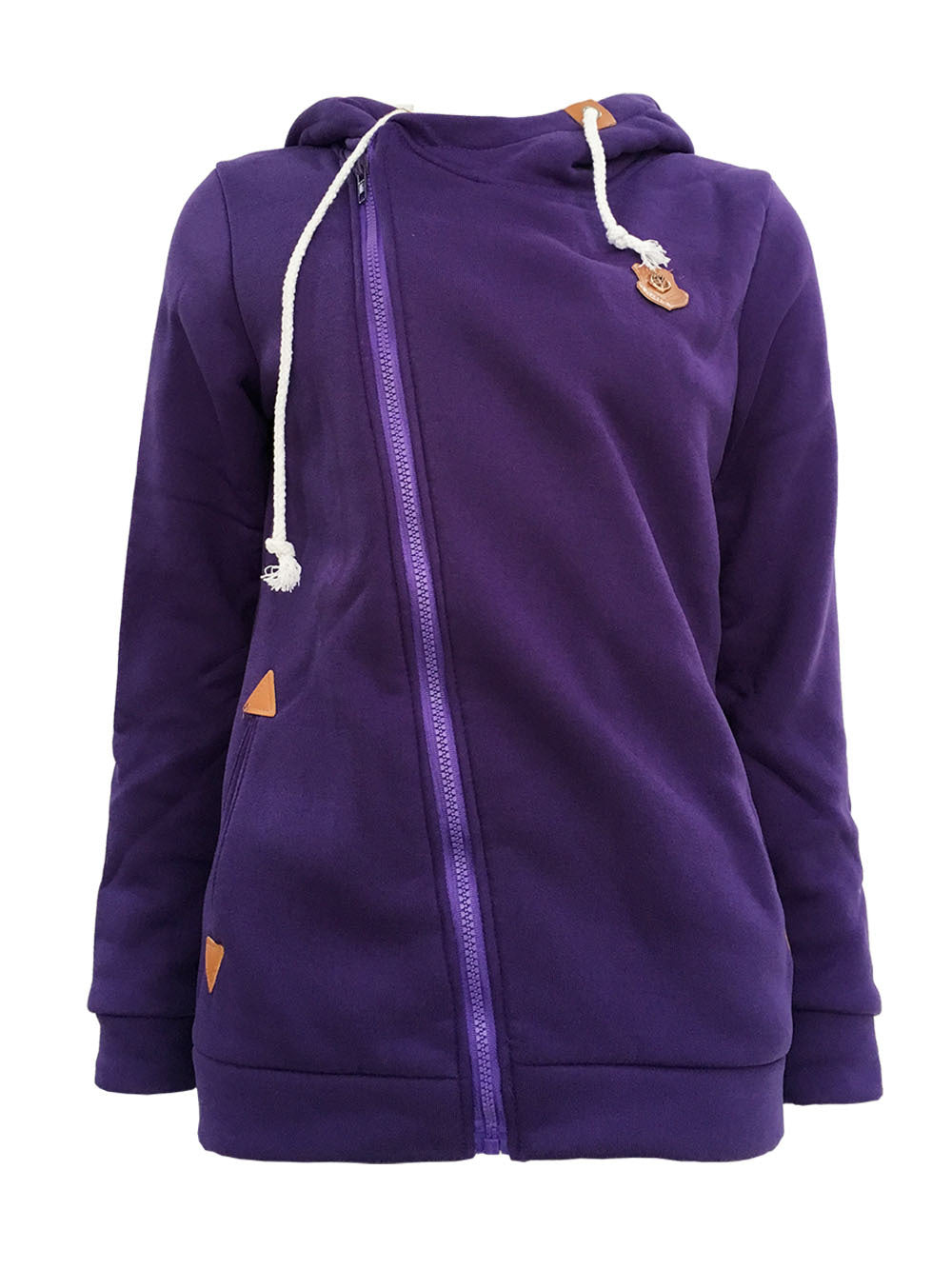 Wish AliExpress New European and American Sweatshirt Cardigan Side Zipper Hoodie Jacket Women's Clothing