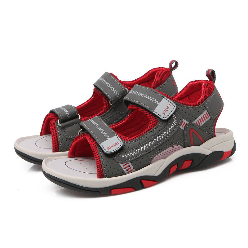 Cross-border boys sandals 2022 summer new foreign trade children's shoes children's sandals wholesale primary and secondary school students beach shoes