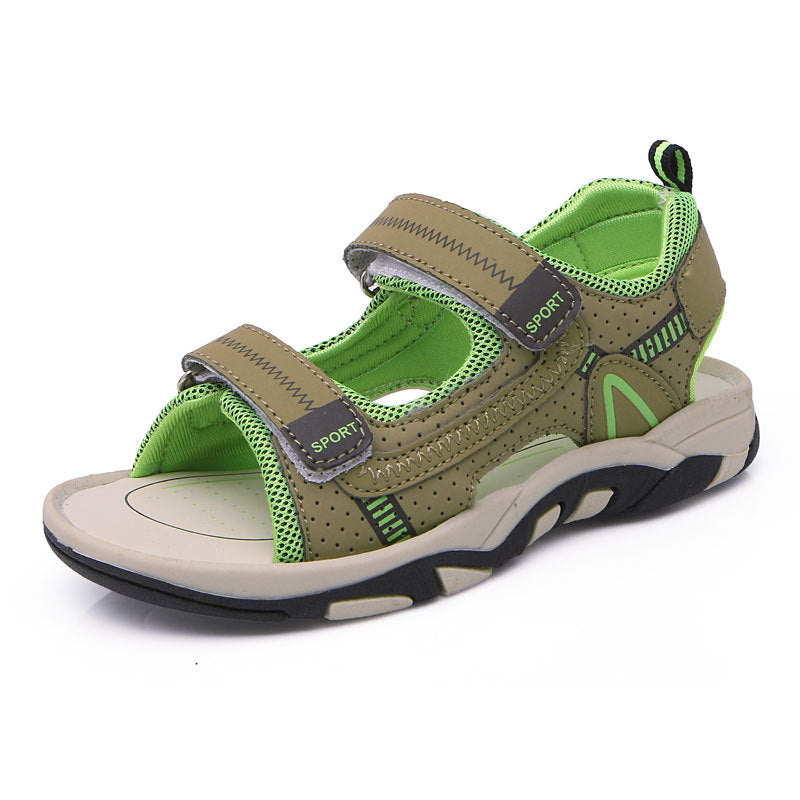 Cross-border boys sandals 2022 summer new foreign trade children's shoes children's sandals wholesale primary and secondary school students beach shoes