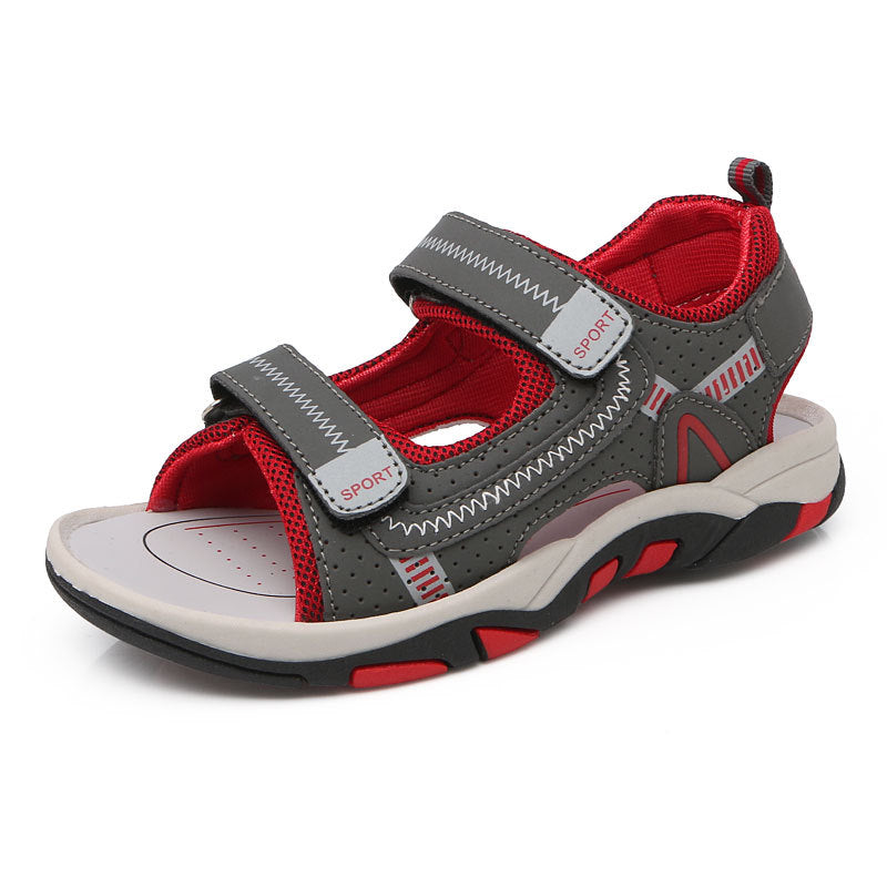 Cross-border boys sandals 2022 summer new foreign trade children's shoes children's sandals wholesale primary and secondary school students beach shoes