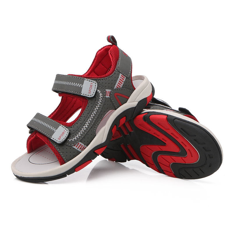 Cross-border boys sandals 2022 summer new foreign trade children's shoes children's sandals wholesale primary and secondary school students beach shoes