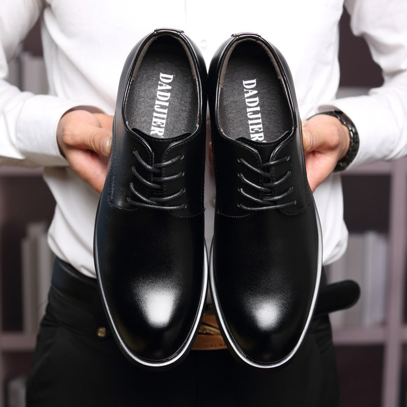 2025 New Men's Business Casual Leather Shoes, British Style Formal Men's Shoes, Versatile Men's Work Shoes, Lightweight