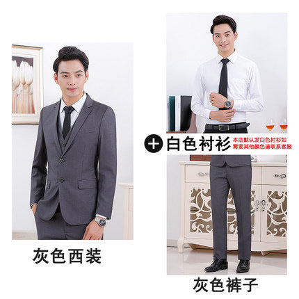 Autumn and Winter Professional suit Men's and Women's Coat Work Clothes Work Clothes Business Suit Interview Dress Suit suit Women's in stock