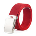 25mm Children's Belt Trendy Fashion Kids Universal Trousers Belt Thickened Rolling Buckle Canvas Belt Men's Children's Wear Belt