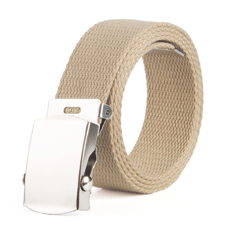 25mm Children's Belt Trendy Fashion Kids Universal Trousers Belt Thickened Rolling Buckle Canvas Belt Men's Children's Wear Belt