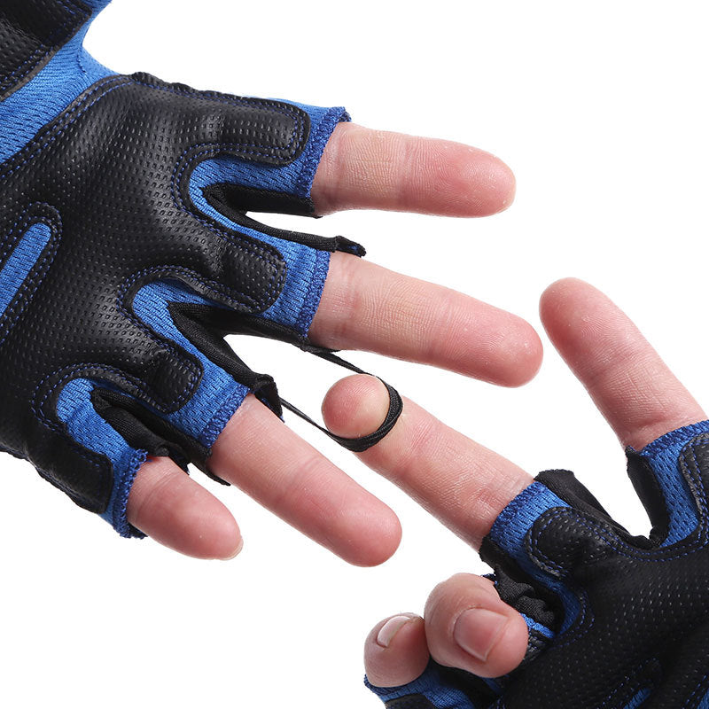 Tactical Gloves Summer Military Fans Outdoor Cycling Sports Fitness Equipment Dumbbells Non-Slip Wear-Resistant Half-Finger Wrist Guards