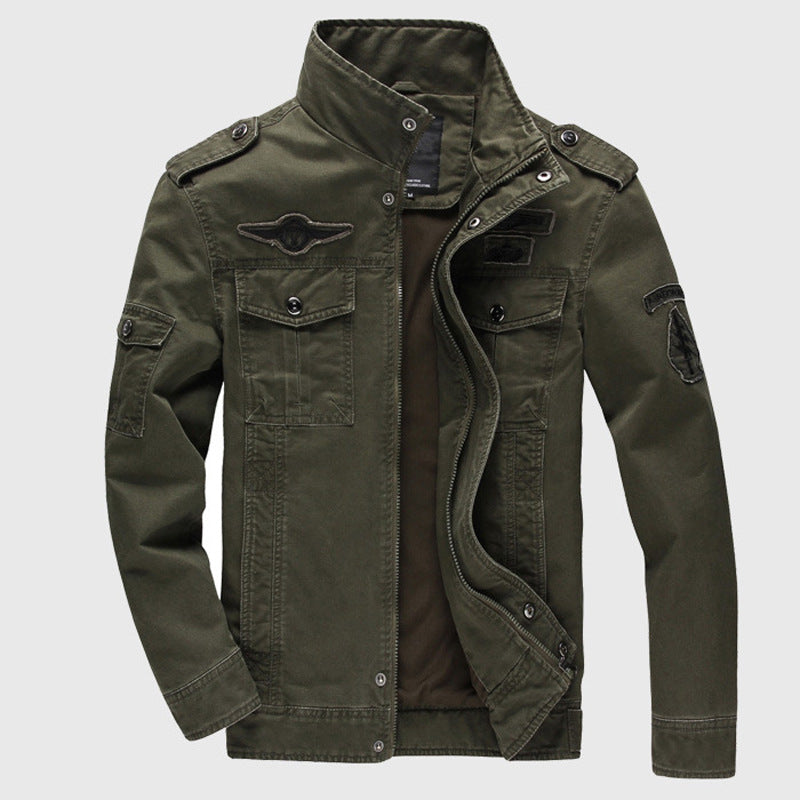 2025 Amazon Foreign Trade Men's / Women's Jacket Casual Special Forces Military Wear Large Size Flight Suit Outdoor Sports Workwear