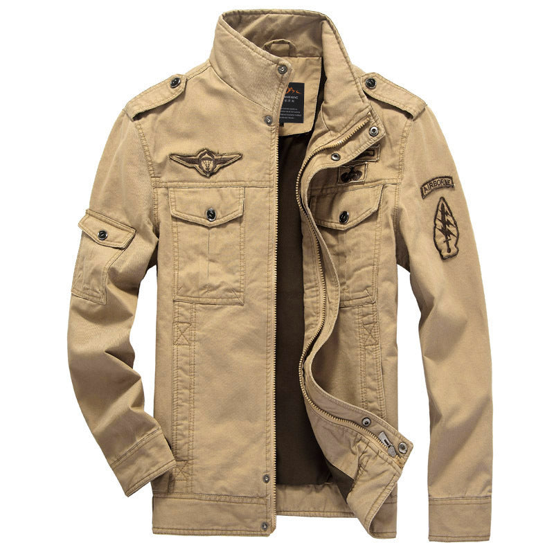 2025 Amazon Foreign Trade Men's / Women's Jacket Casual Special Forces Military Wear Large Size Flight Suit Outdoor Sports Workwear