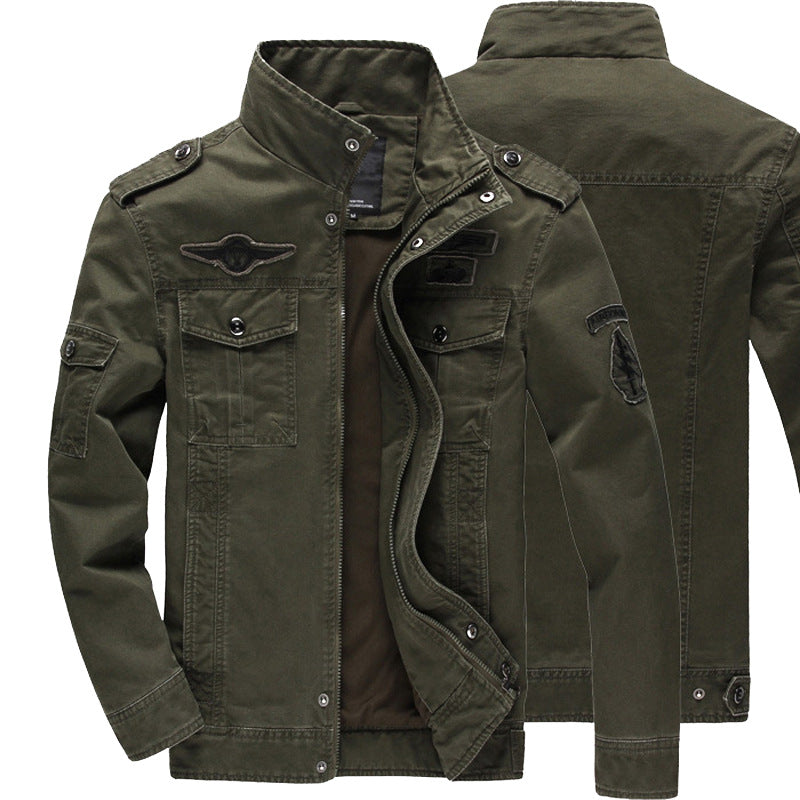 2025 Amazon Foreign Trade Men's / Women's Jacket Casual Special Forces Military Wear Large Size Flight Suit Outdoor Sports Workwear