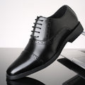 New Men's Shoes Business Formal British Shoes Amazon Gentleman Shoes Foreign Trade Casual Lace-up Size 48