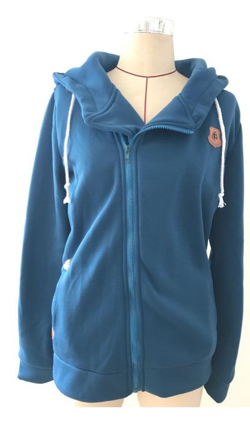 Wish AliExpress New European and American Sweatshirt Cardigan Side Zipper Hoodie Jacket Women's Clothing
