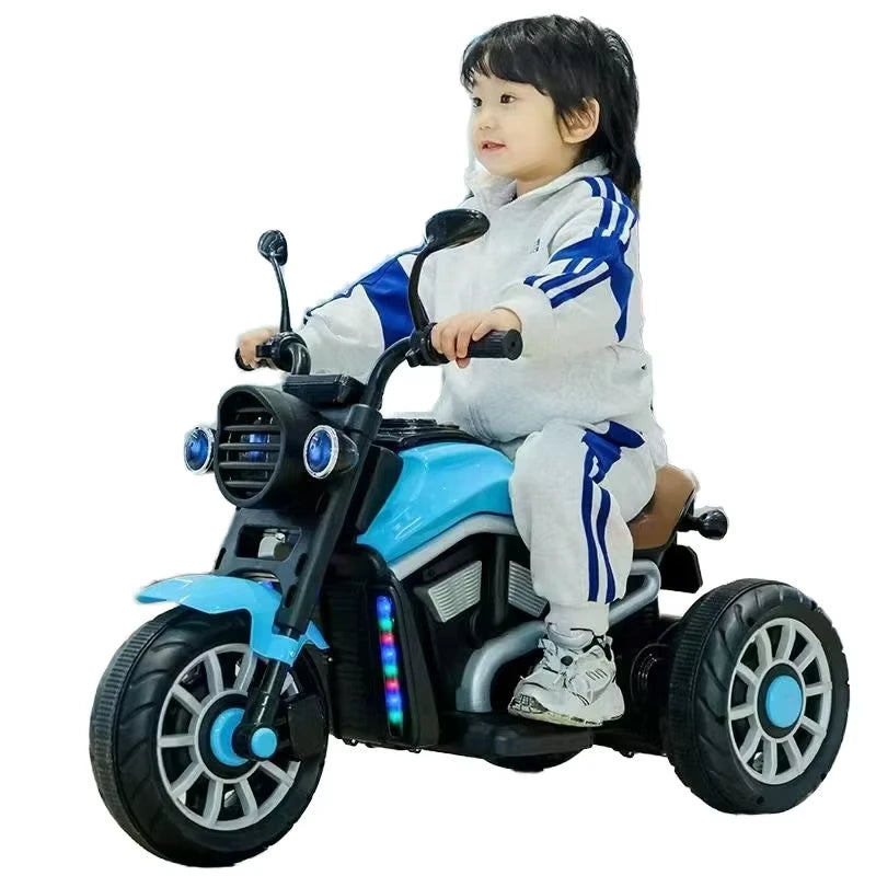 WQL Hot Sale Unisex Battery-Powered Balance Bike Scooter Durable Plastic Ride-On Vehicle for Kids 1-5 Years Features Drift