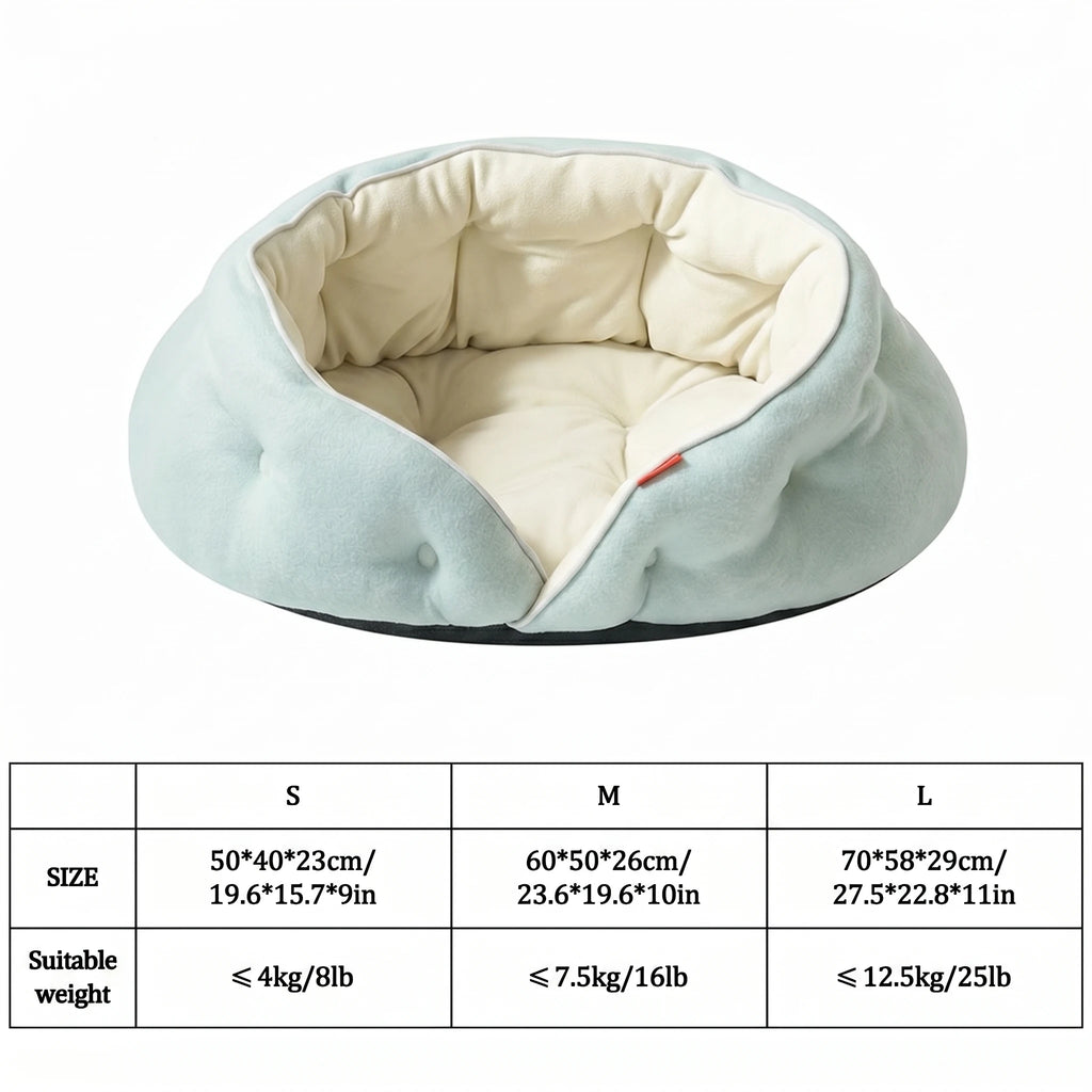 Dog Bed for Large Medium Small Dogs,Washable Sleeping Puppy Bed,Soft Calming Cat Beds for Cats,Pet Sofa Bed,Anti-Slip Bottom