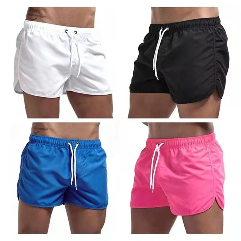 2025 New Men Swimsuit Sexy Swimwear Men Swimming Shorts Male Briefs Beach Shorts Sports Suits Surf Board Shorts Men Swim Trunks