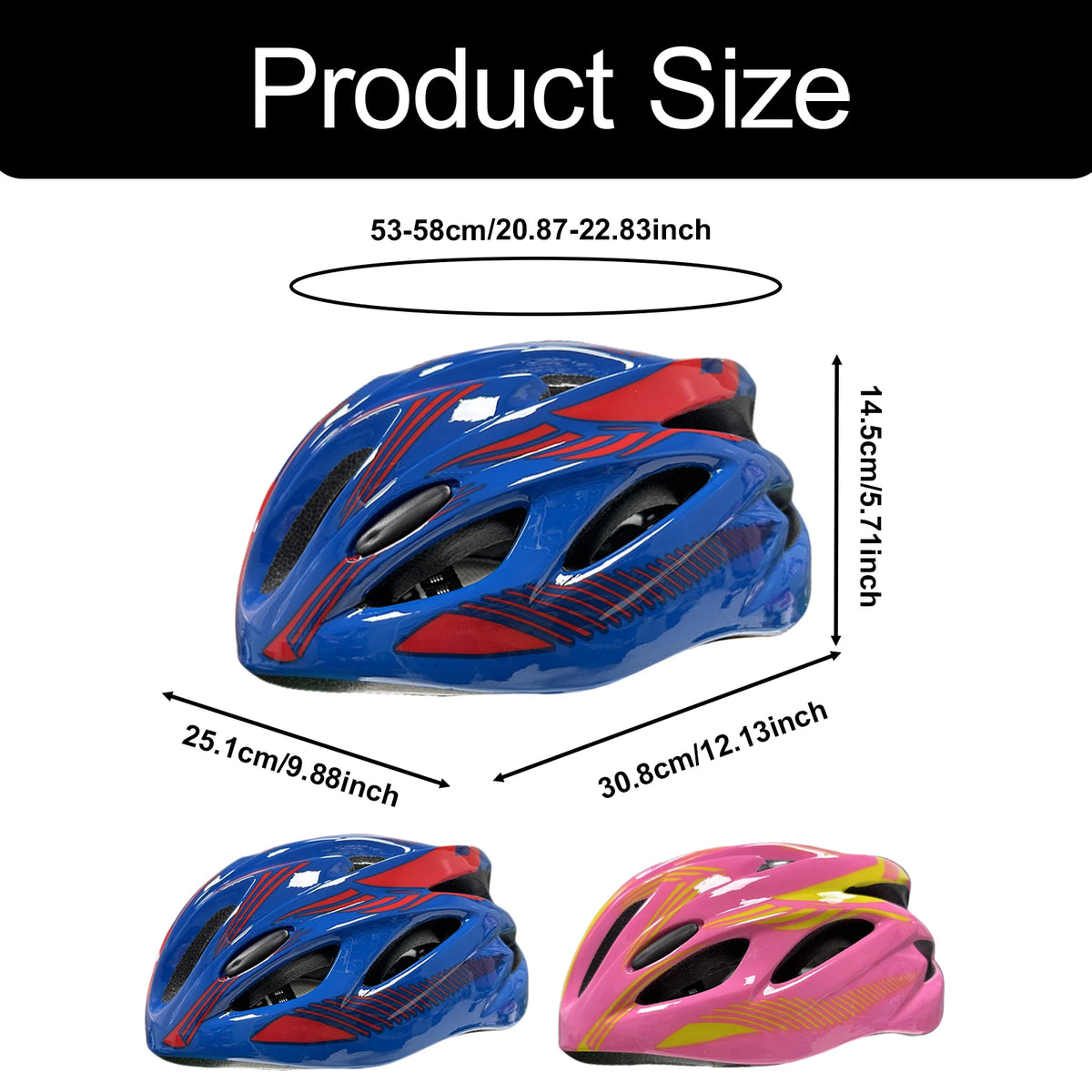 Bike Helmet for Kids Boys and Girls Children Bicycle Helmet for Skateboarding Roller Skating Bicycling Riding Outdoor Sports