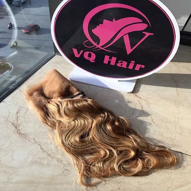Wholesale 100% Virgin Body Wave Hair High Quality Orange Color Large Stock Straight Style Vietnamese Raw Hair