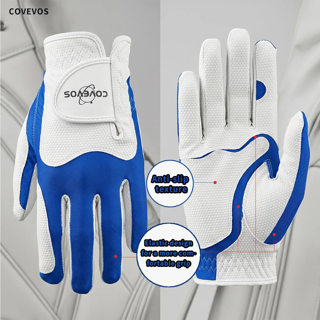 Golf Gloves, Non-Slip, Soft and Elastic, Available in Six Colors, Suitable for All Weather Conditions, Unisex