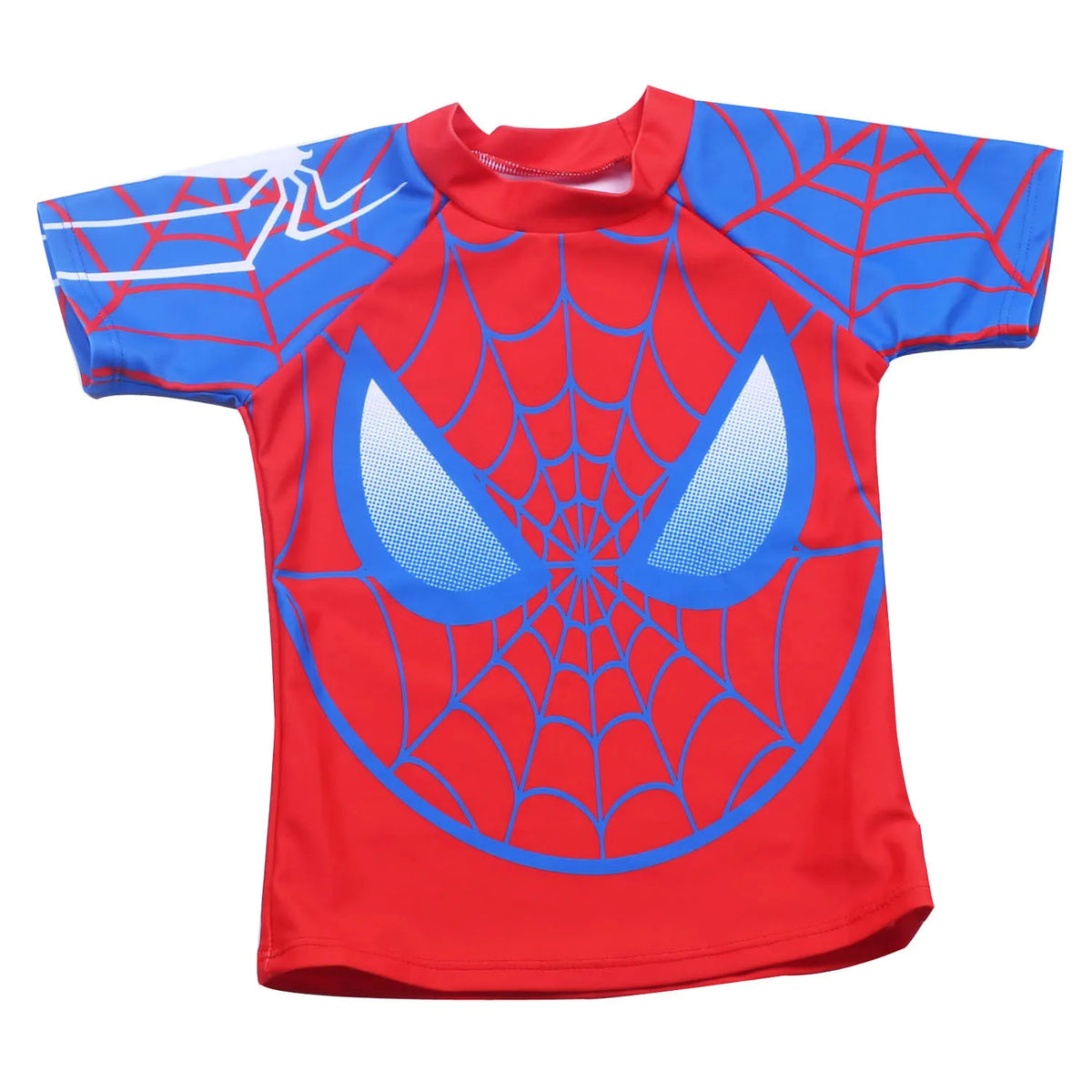 Boy Two Piece Suits Swimsuit Kid Short Sleeve Sunscreen Quick Drying Swimwear 3-10 Year Children Cool Cartoon Print Beachwear