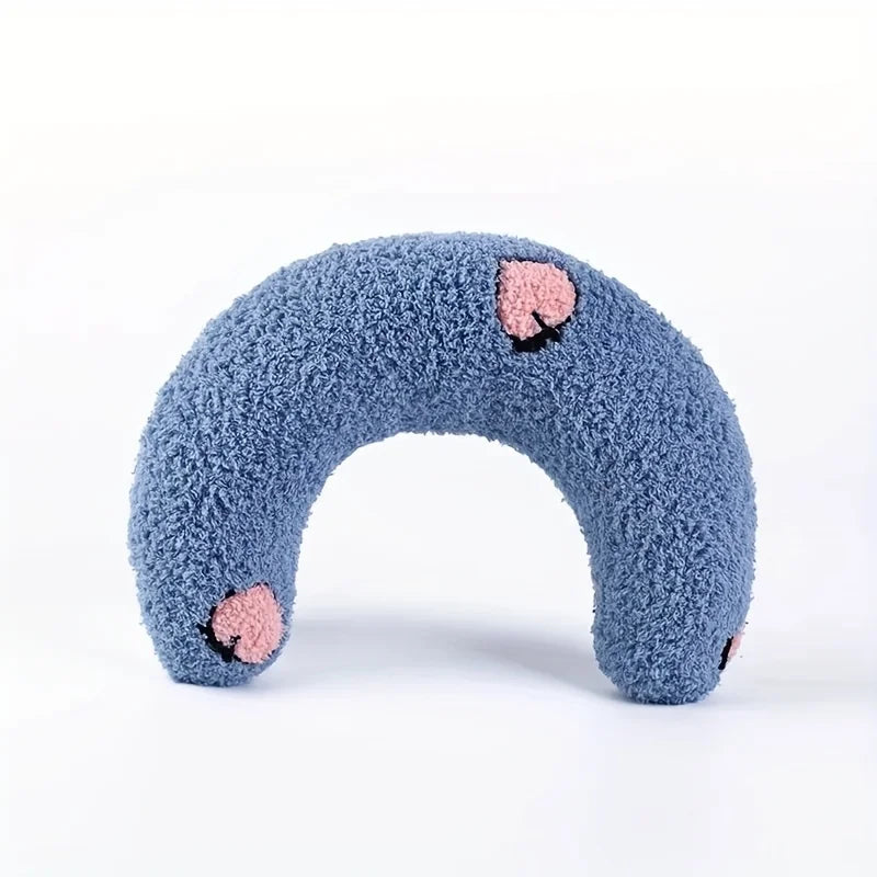 Soft Pet Pillow Cushion for Cats Dogs Thick Cotton Sleeping Headrest Comfortable Bite Resistant Pet Bed Accessory