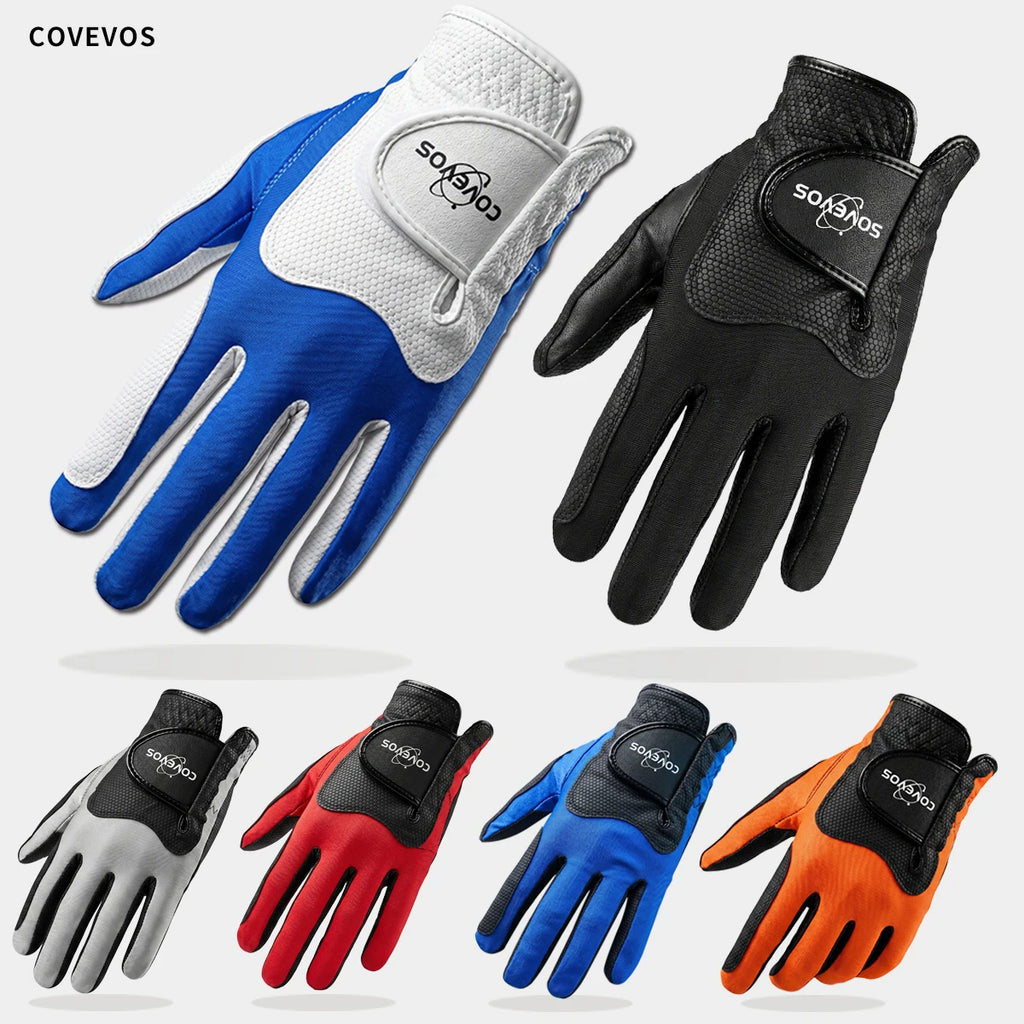 Golf Gloves, Non-Slip, Soft and Elastic, Available in Six Colors, Suitable for All Weather Conditions, Unisex