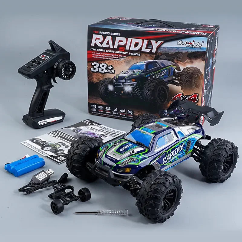 2023 New Hot Sale 16101  2.4G 1/16 High Speed 38km/h RC Monster Truck Electronic Toys Remote Control Car  R/c Hobby Car
