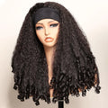 Wholesale Transparent Lace Afro Wave Synthetic Curl Wig for Women with Natural Hairline Glueless Heat Resistant