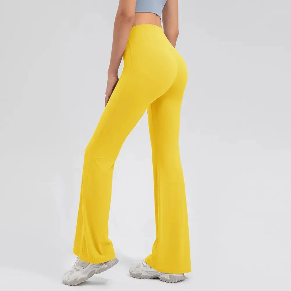 Solid Color Women Yoga Pants High Waist Align Tights Lemonize Sets Alosetly Women Clothes Outdoor Sports Yoga Set