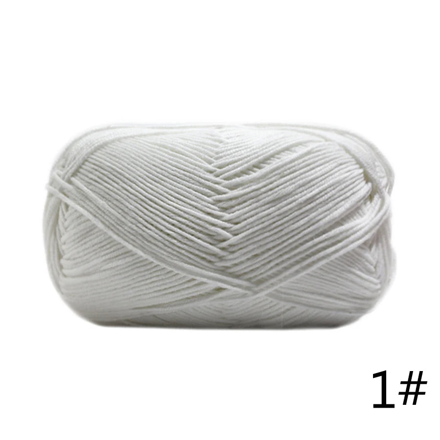 Factory Directly Supply 5ply Crochet Yarn Milk Cotton Acrylic Yarn for Baby Knitting Sweater Yarn